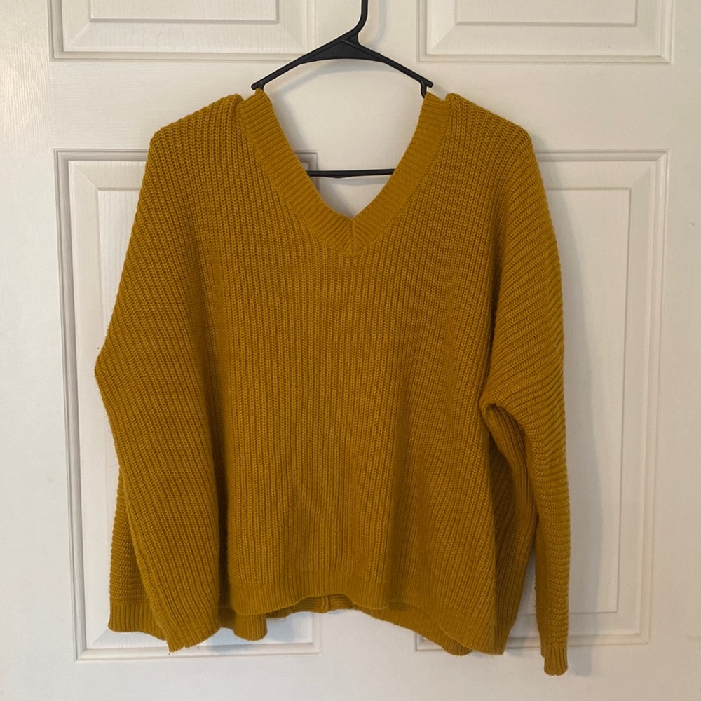 Mustard yellow sweater
